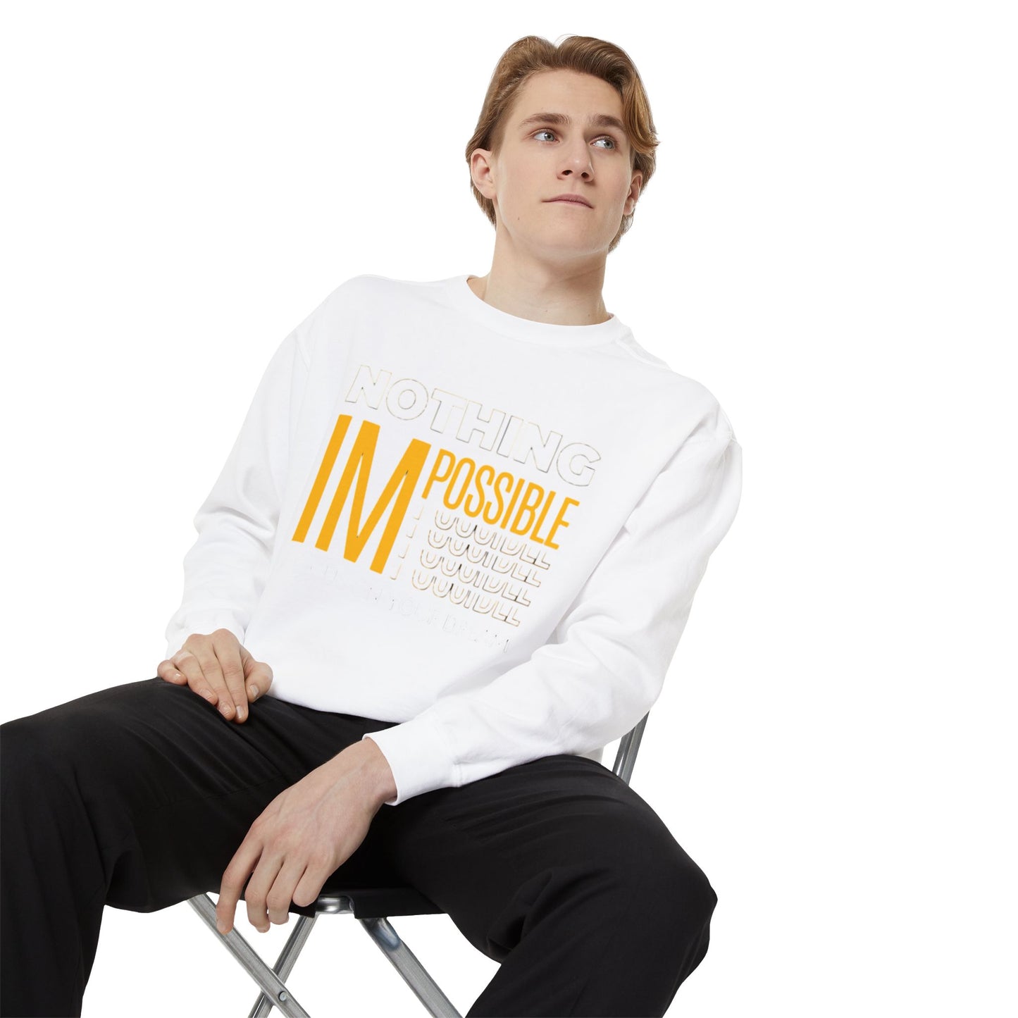 Heritage Unisex Sweatshirt: Garment-Dyed for a Classic, Worn-In Feel