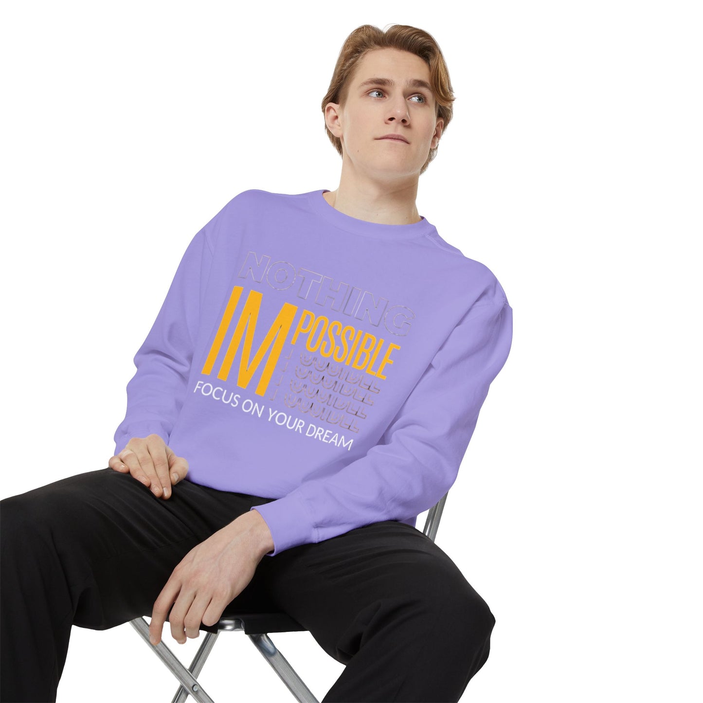 Heritage Unisex Sweatshirt: Garment-Dyed for a Classic, Worn-In Feel