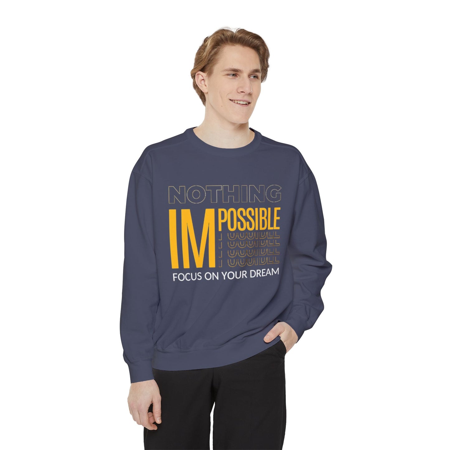 Heritage Unisex Sweatshirt: Garment-Dyed for a Classic, Worn-In Feel