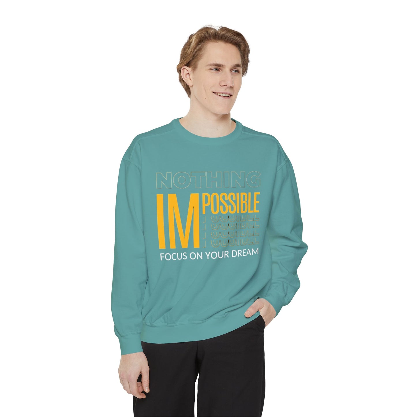 Heritage Unisex Sweatshirt: Garment-Dyed for a Classic, Worn-In Feel