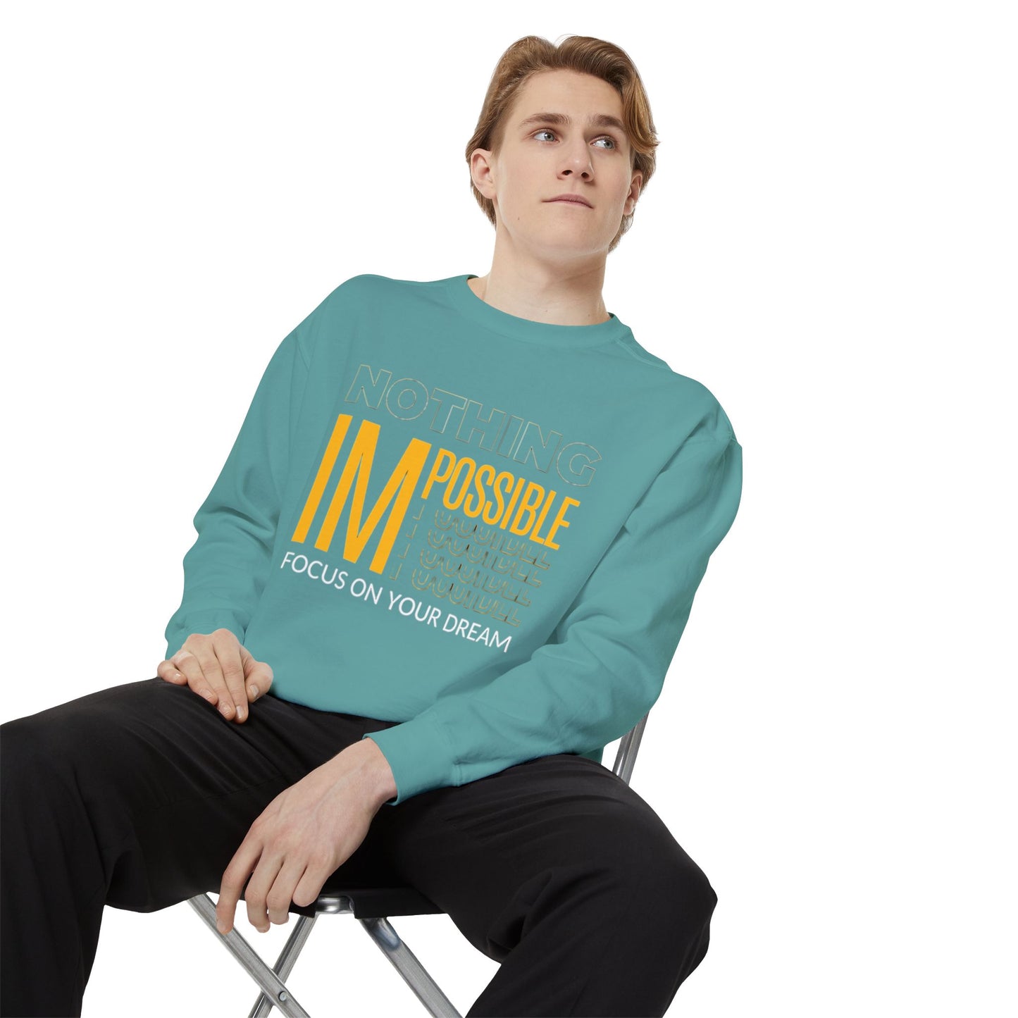 Heritage Unisex Sweatshirt: Garment-Dyed for a Classic, Worn-In Feel